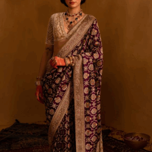 Heritage Banarasi Velvet Weave