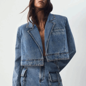 Cropped Blazer & Mini Skirt