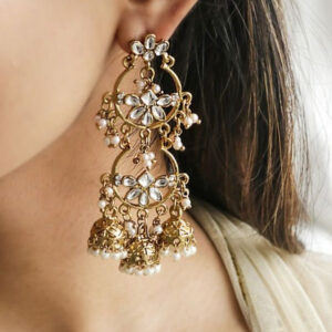 Crystal Leaf Danglers