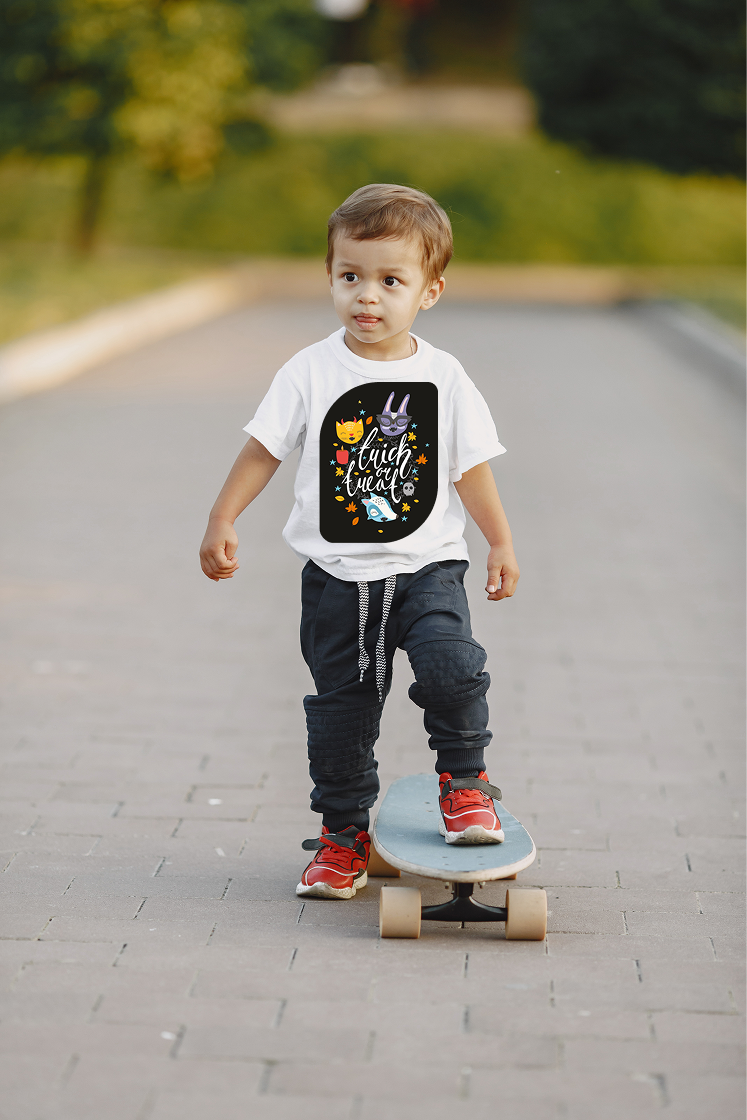 Kids Cartoon Print Tee