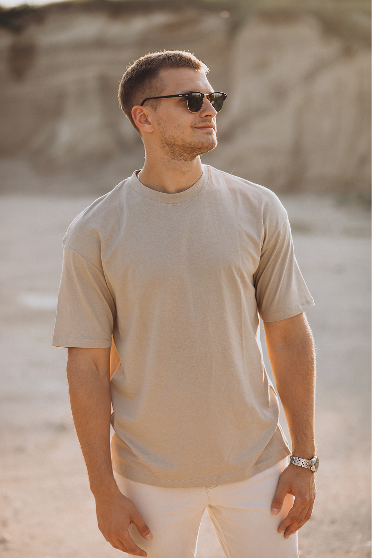 Men’s Slim Fit Solid T-Shirt