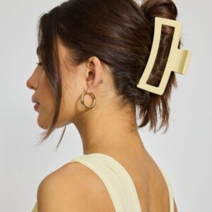 Acrylic Rectangle Hair Claw Clip