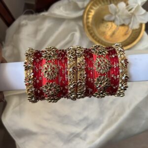 Wedding glass Kundan bangles