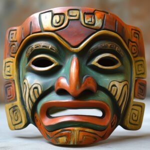 Terracotta Tribal Mask