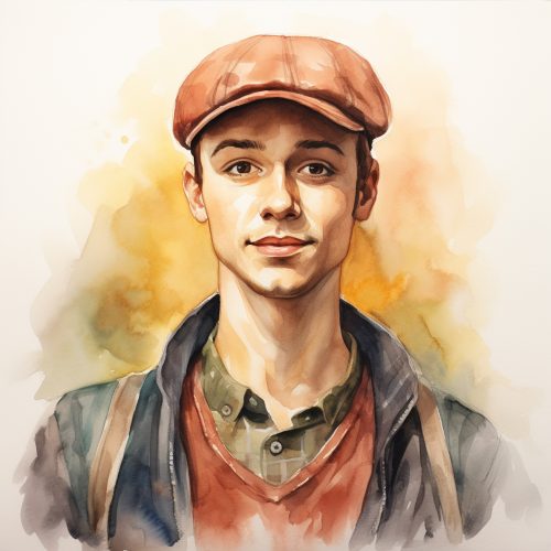 comic-character-watercolor-template