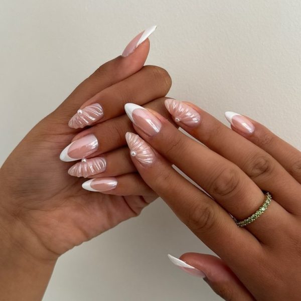 shell nails design • Instagram